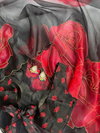 Mann Designer Handwork Printed Soft Organza Party Wear Sarees Wholesale Online
